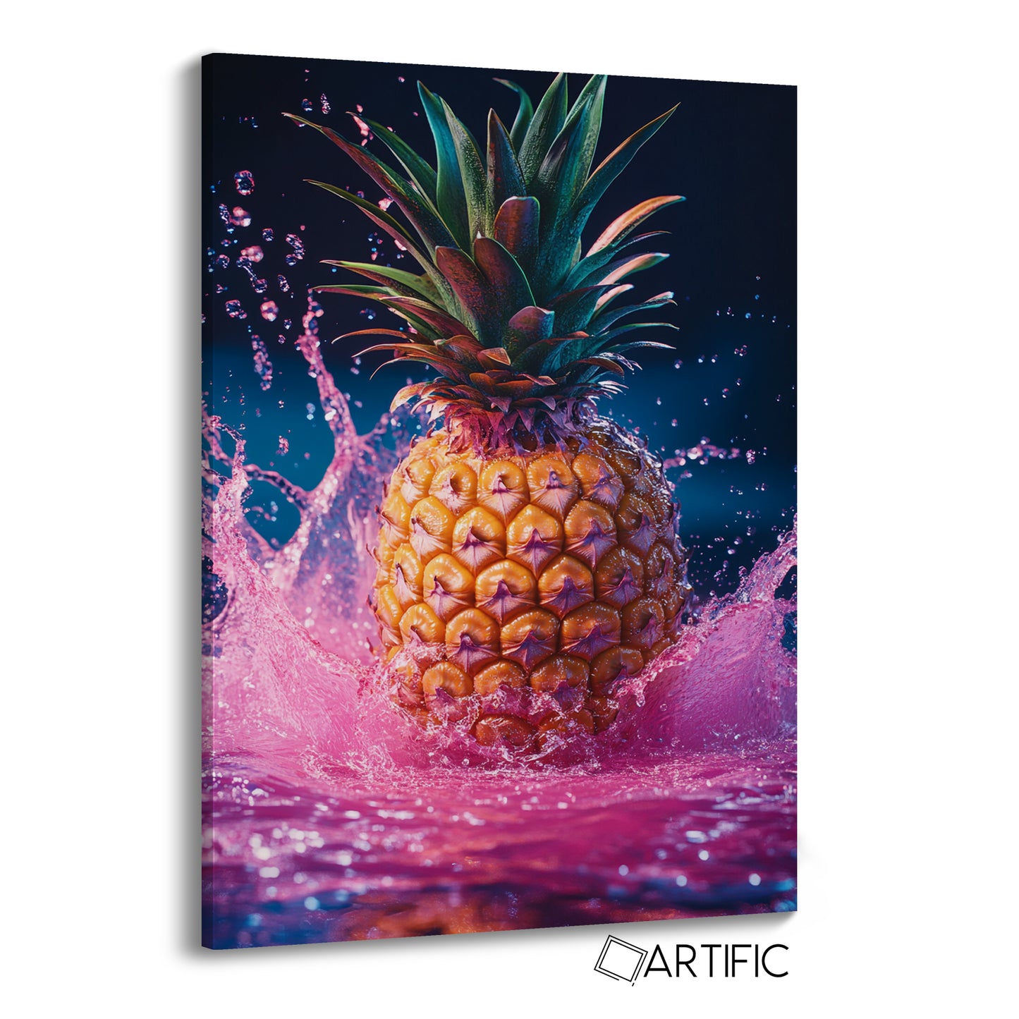 Piña en Explosión de Color
