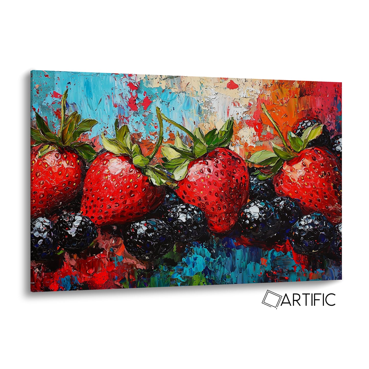 Arte de Frutas Jugosas