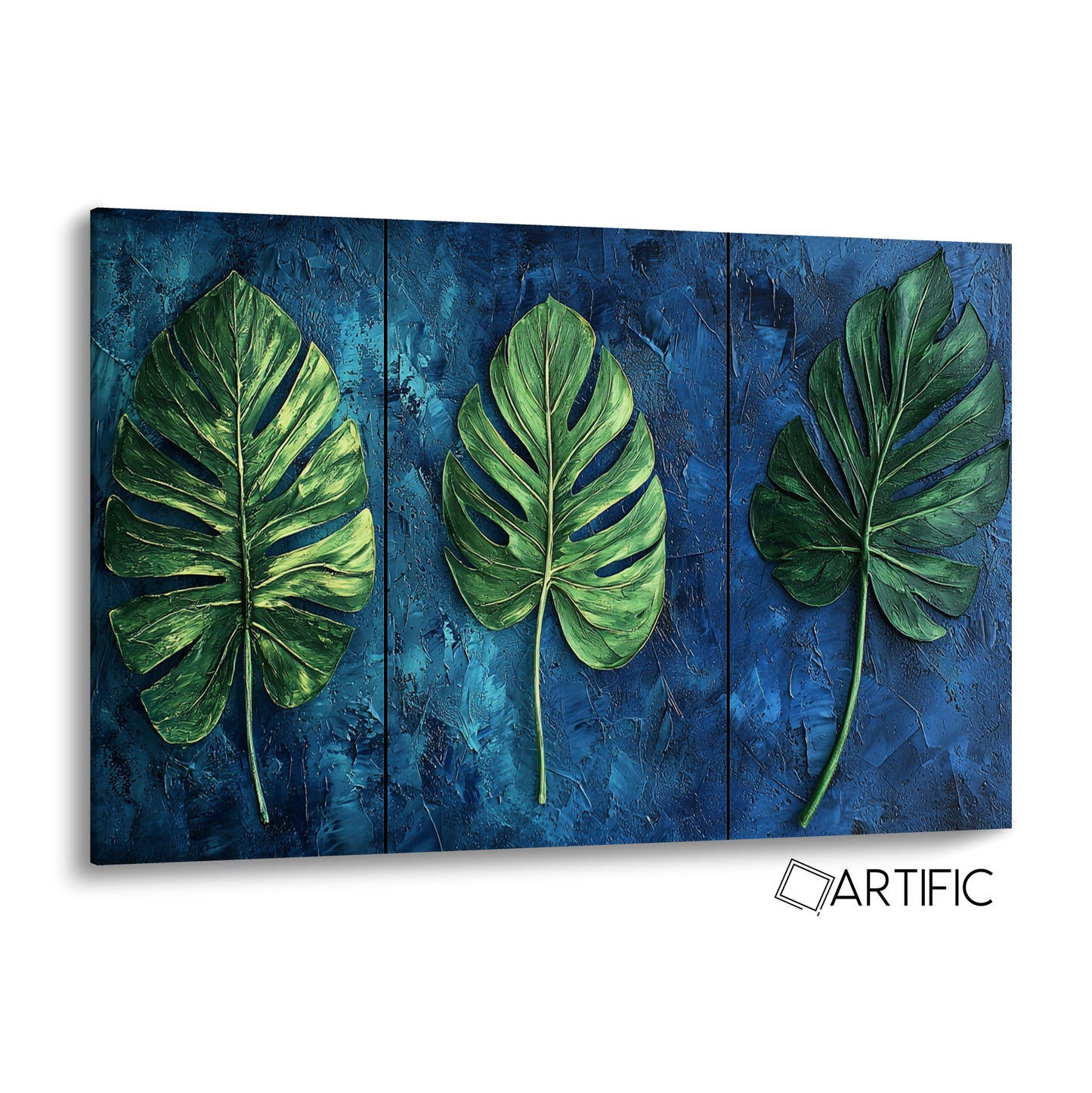 Arte de Monstera Azul