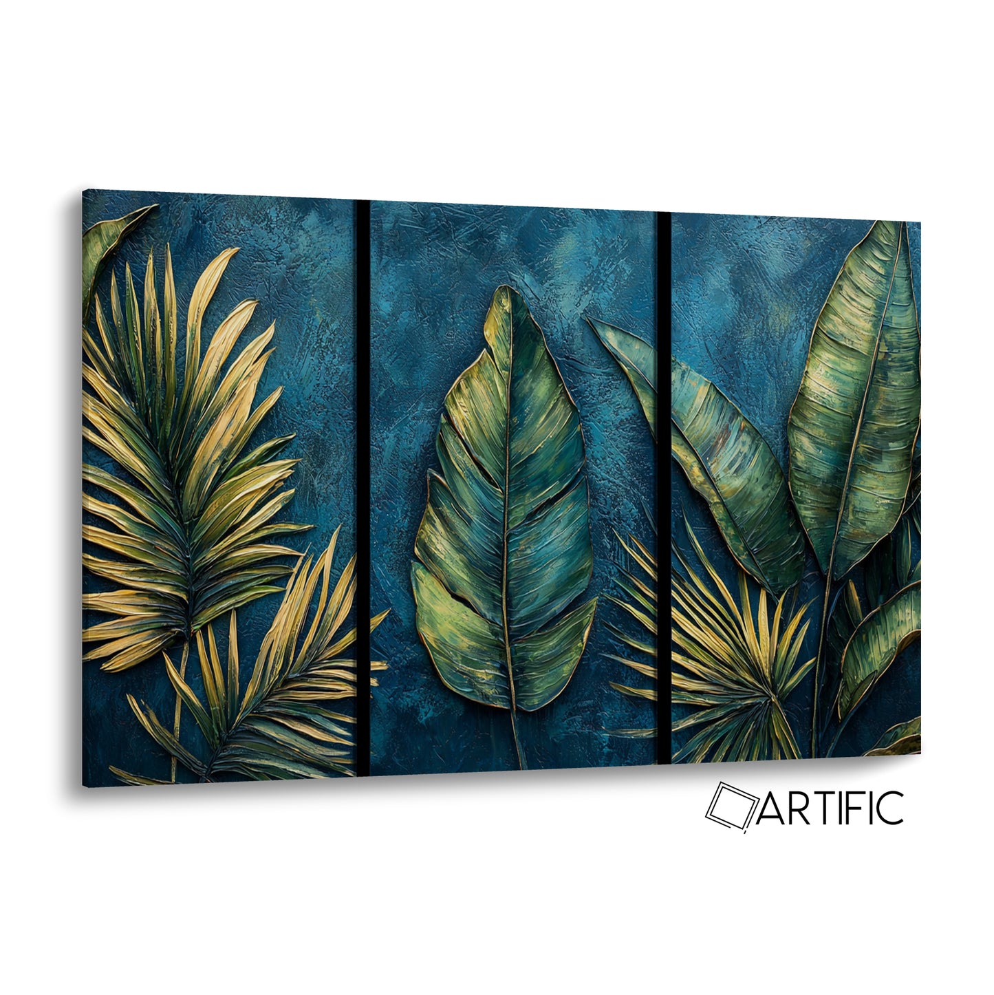 Elegancia Tropical Azul