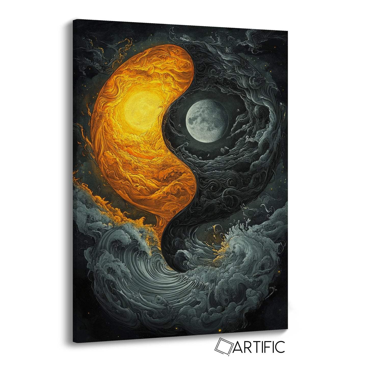 Arte Abstracto Lunar