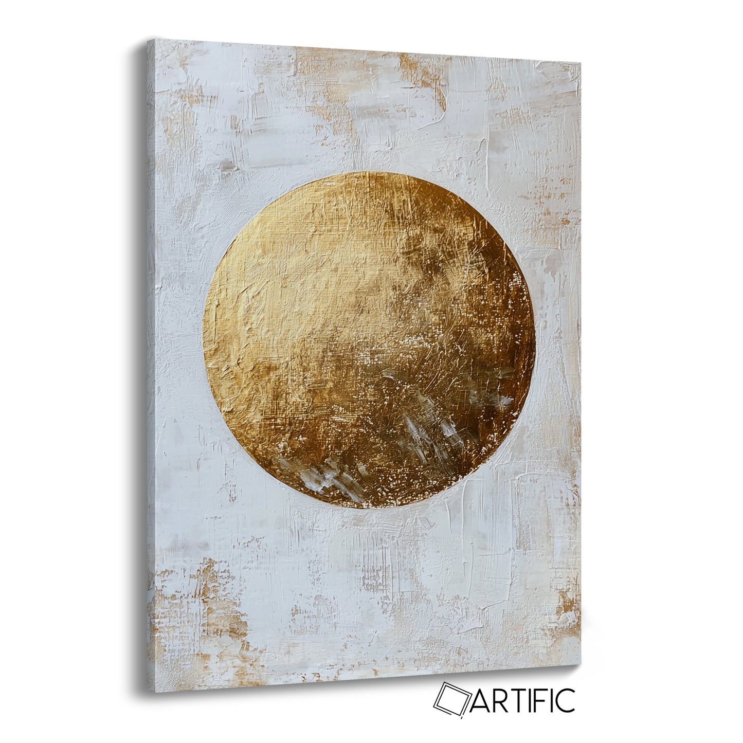Elegancia Abstracta en Oro