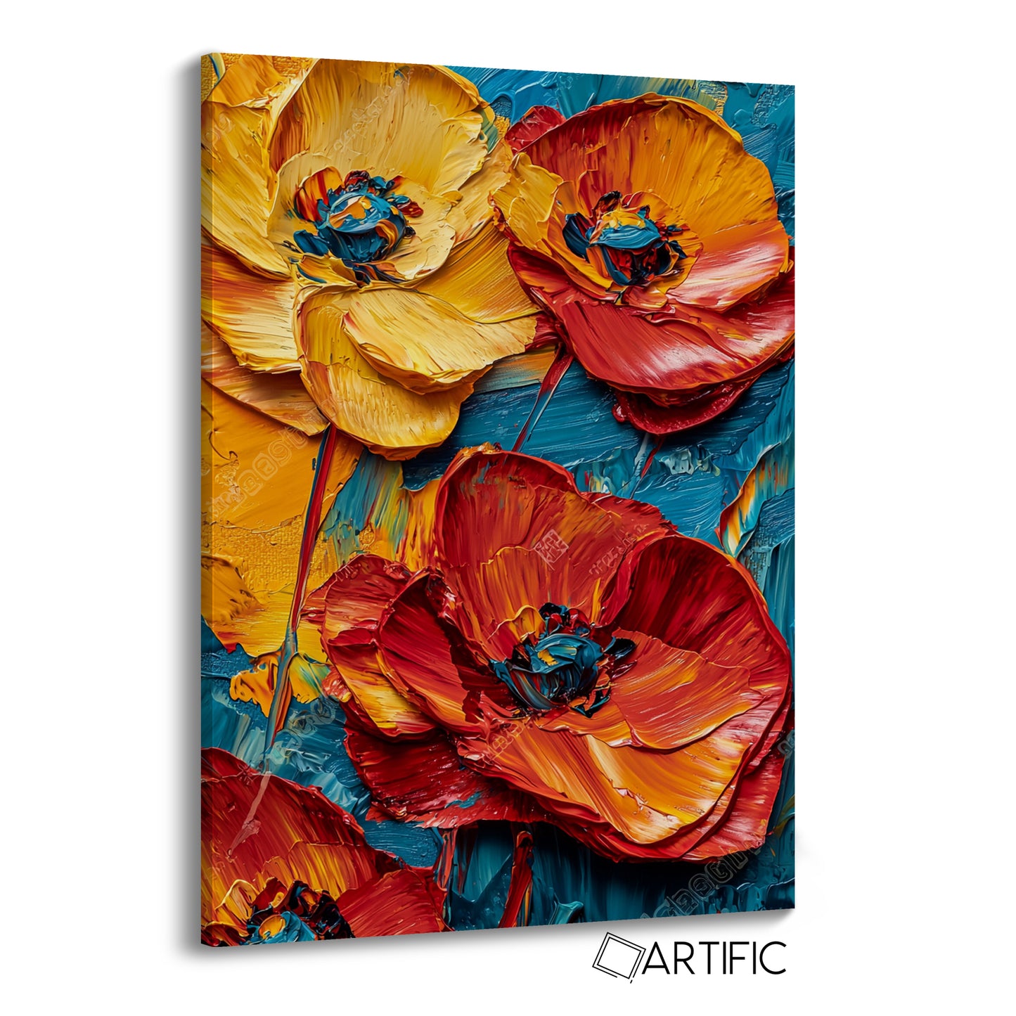 Flores en Impasto
