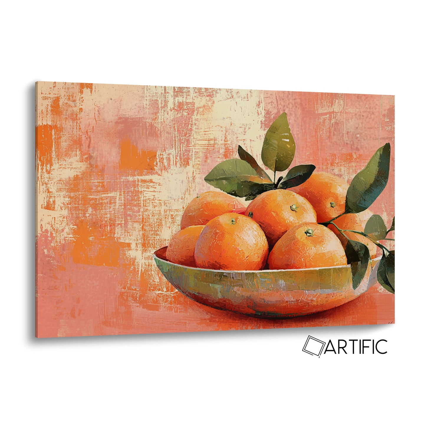 Arte de Naranjas Vibrantes
