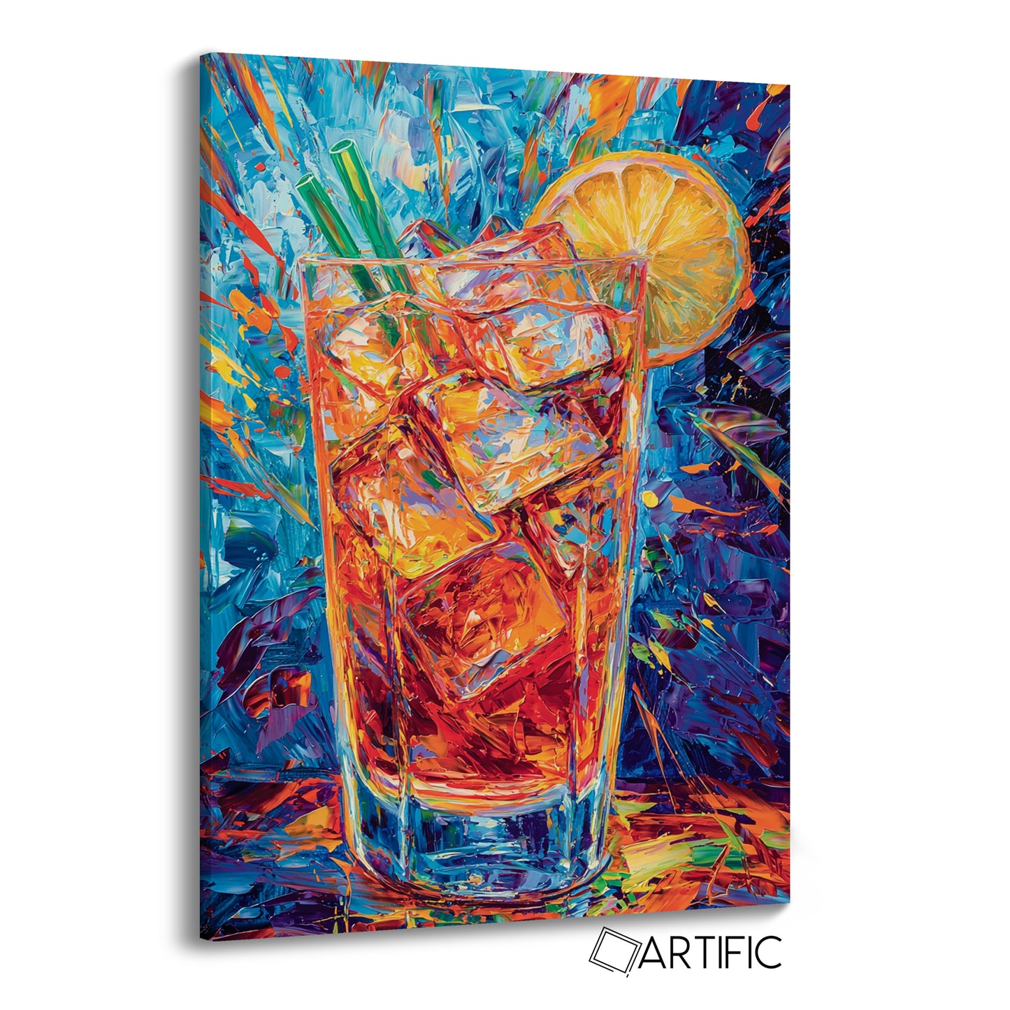 Cóctel en Arte Abstracto