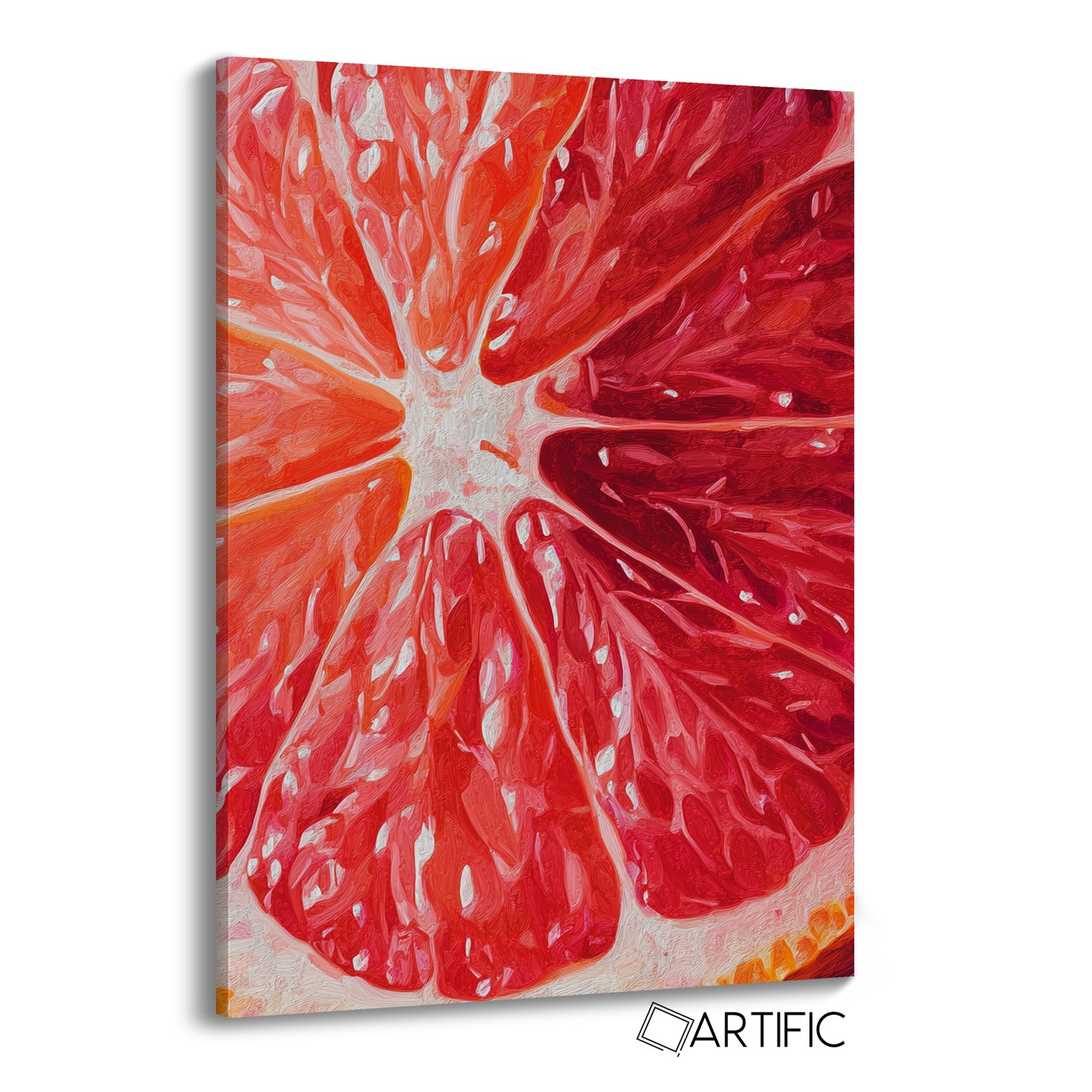 Pomelo Abstracto en Óleo