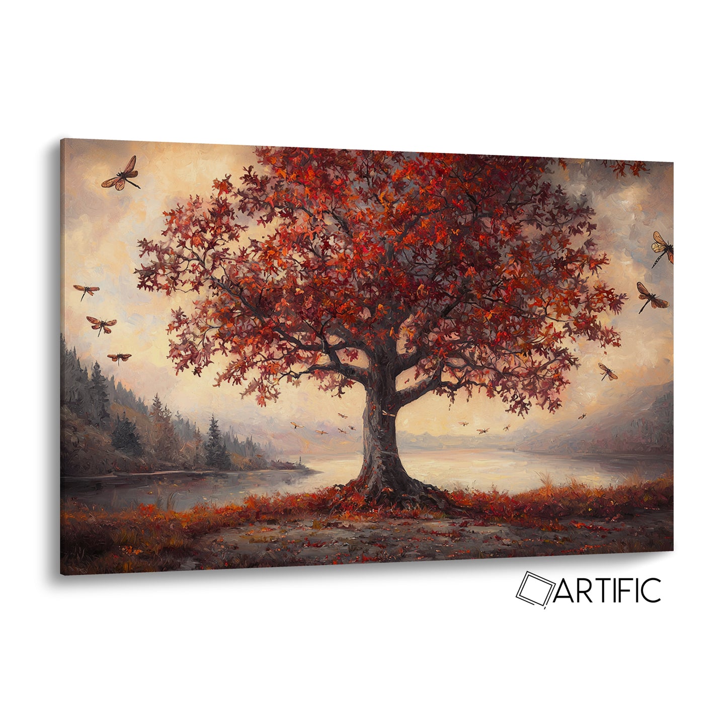 Paisaje otoñal sereno