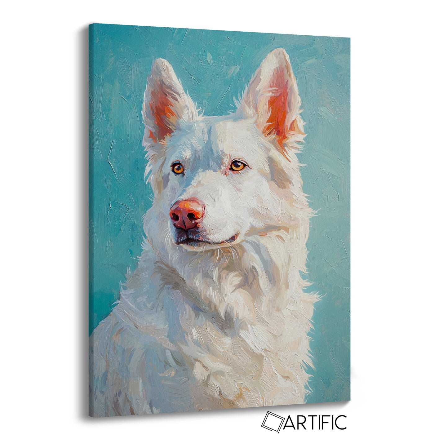 Arte de Perro en Óleo