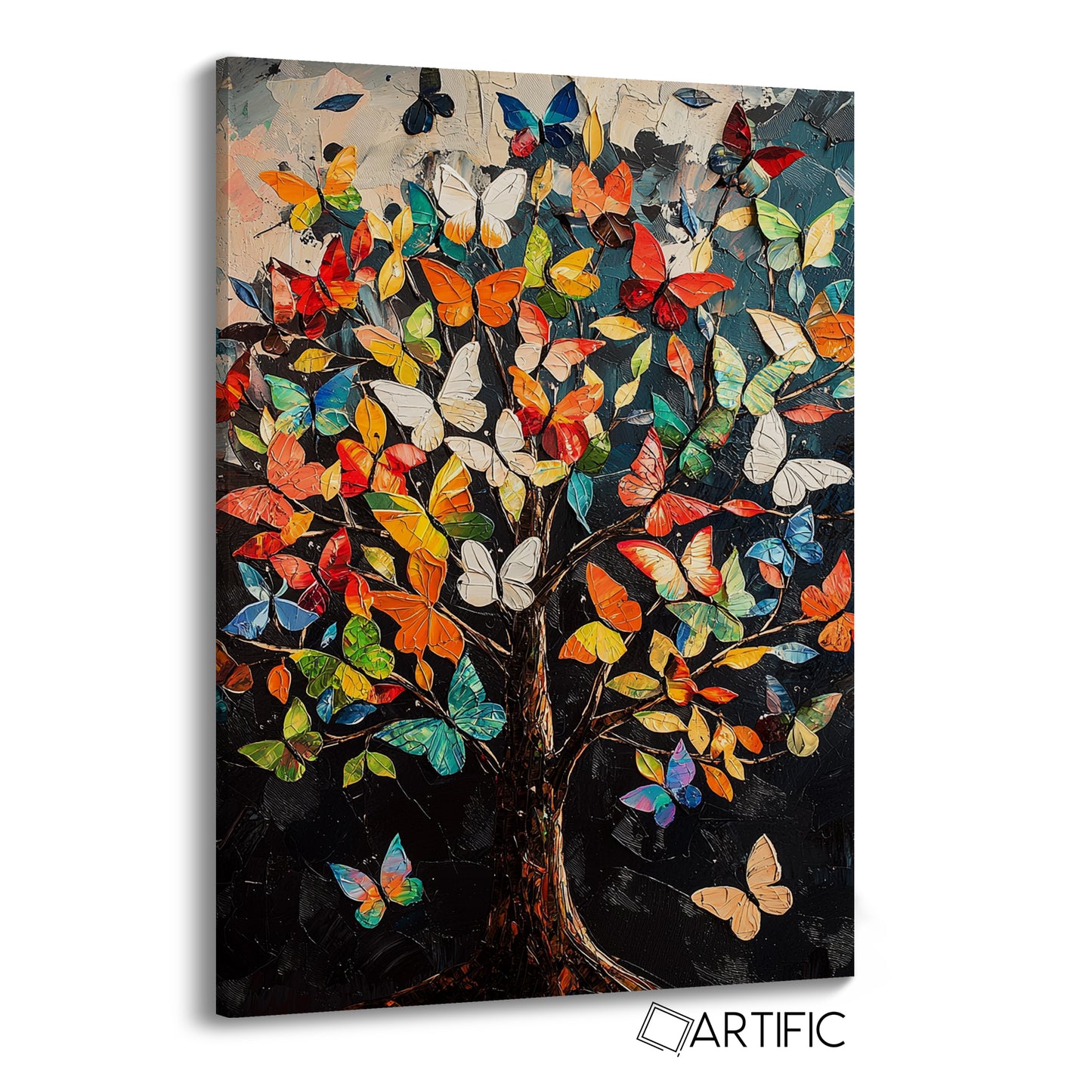 Árbol de Mariposas Coloridas