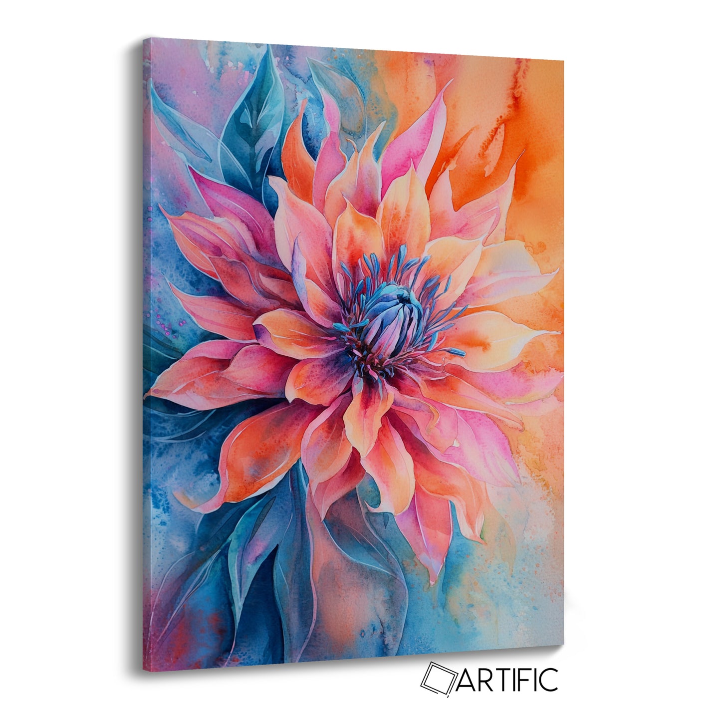 Flor en Acuarela