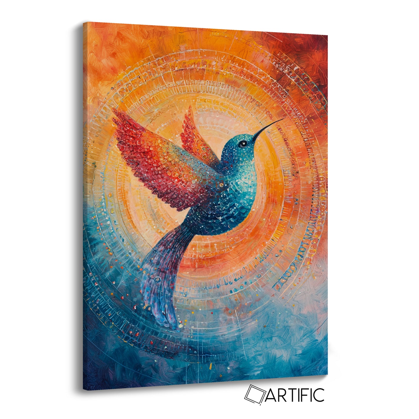 Arte del Colibrí Radiante