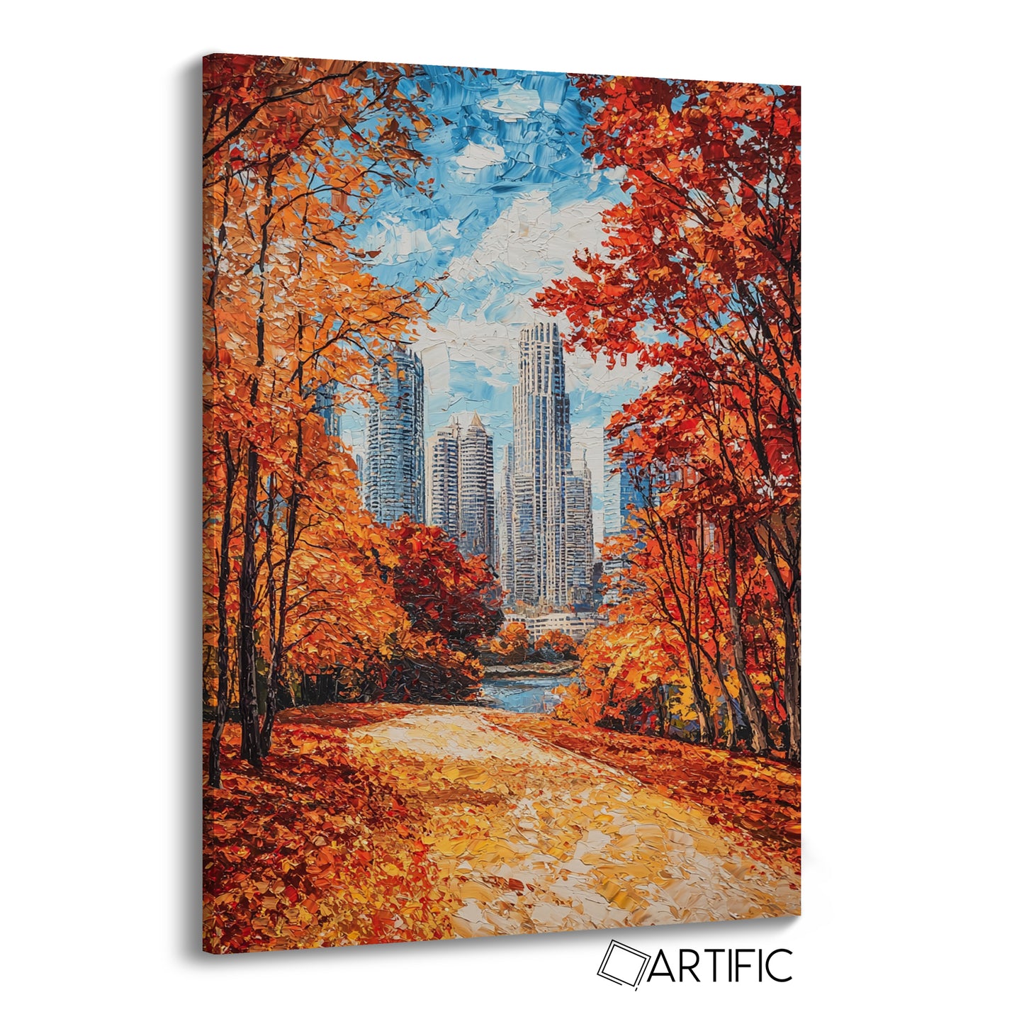 Escena Urbana Otoñal