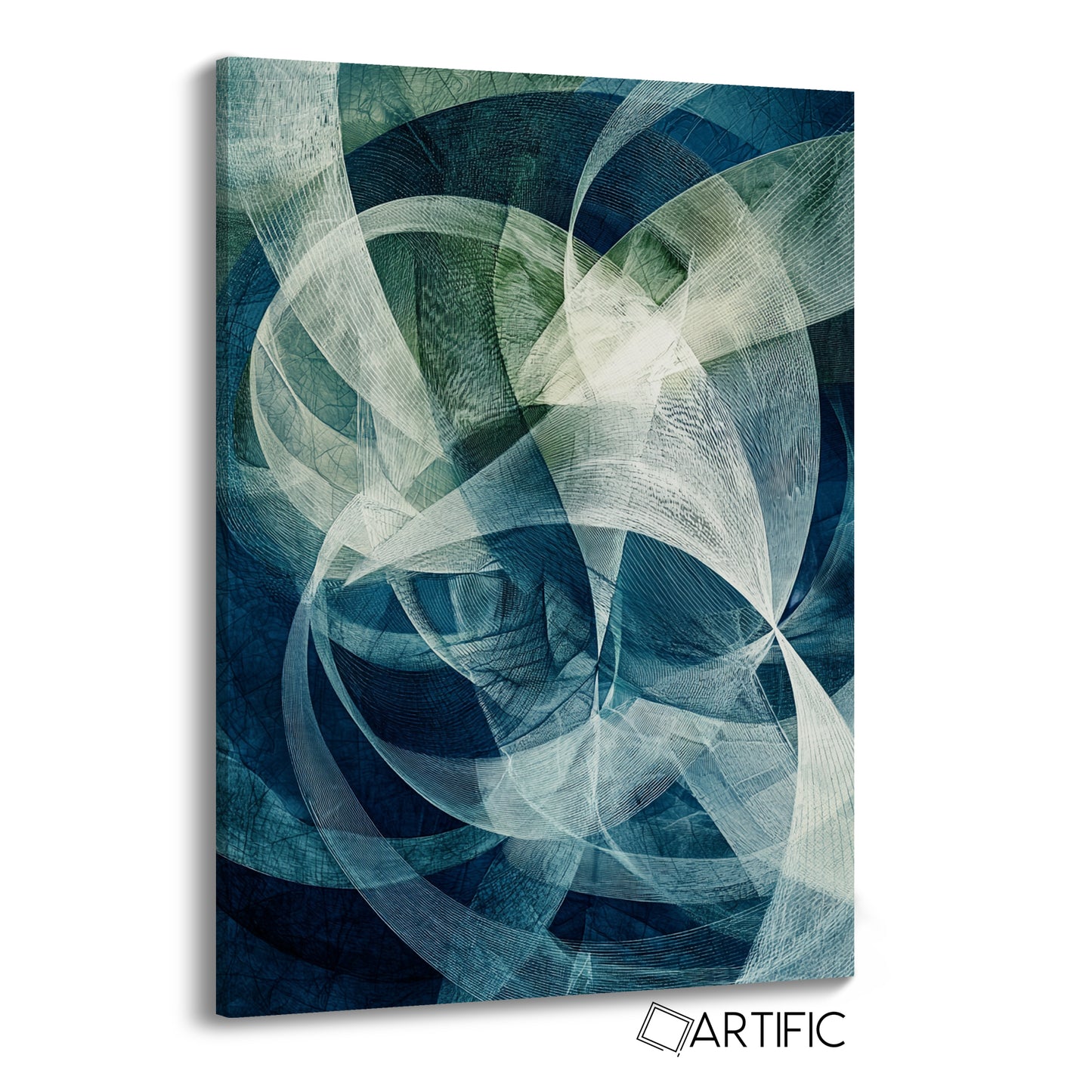 Arte Abstracto en Azules