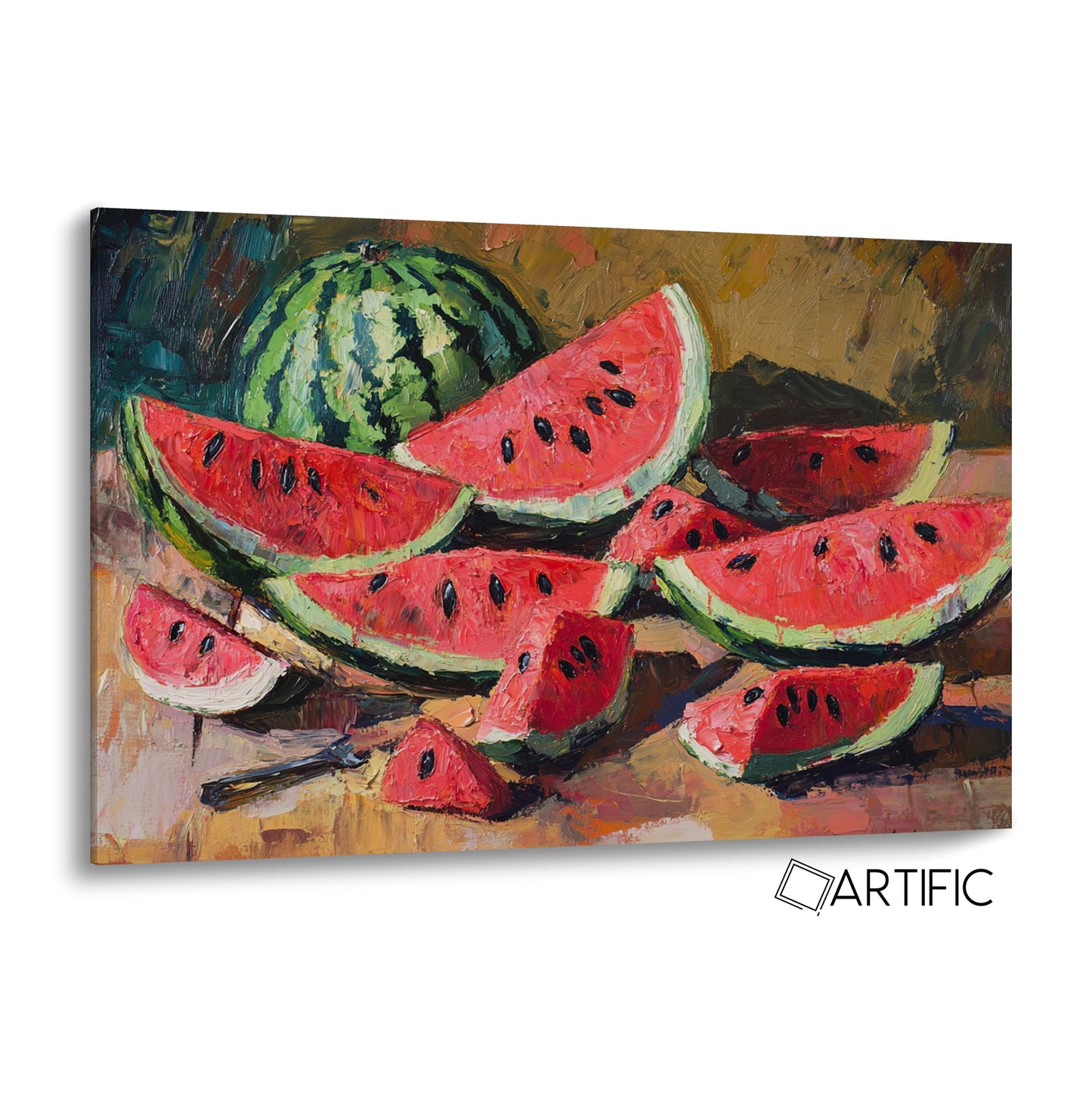 Arte de Sandías Impresionistas