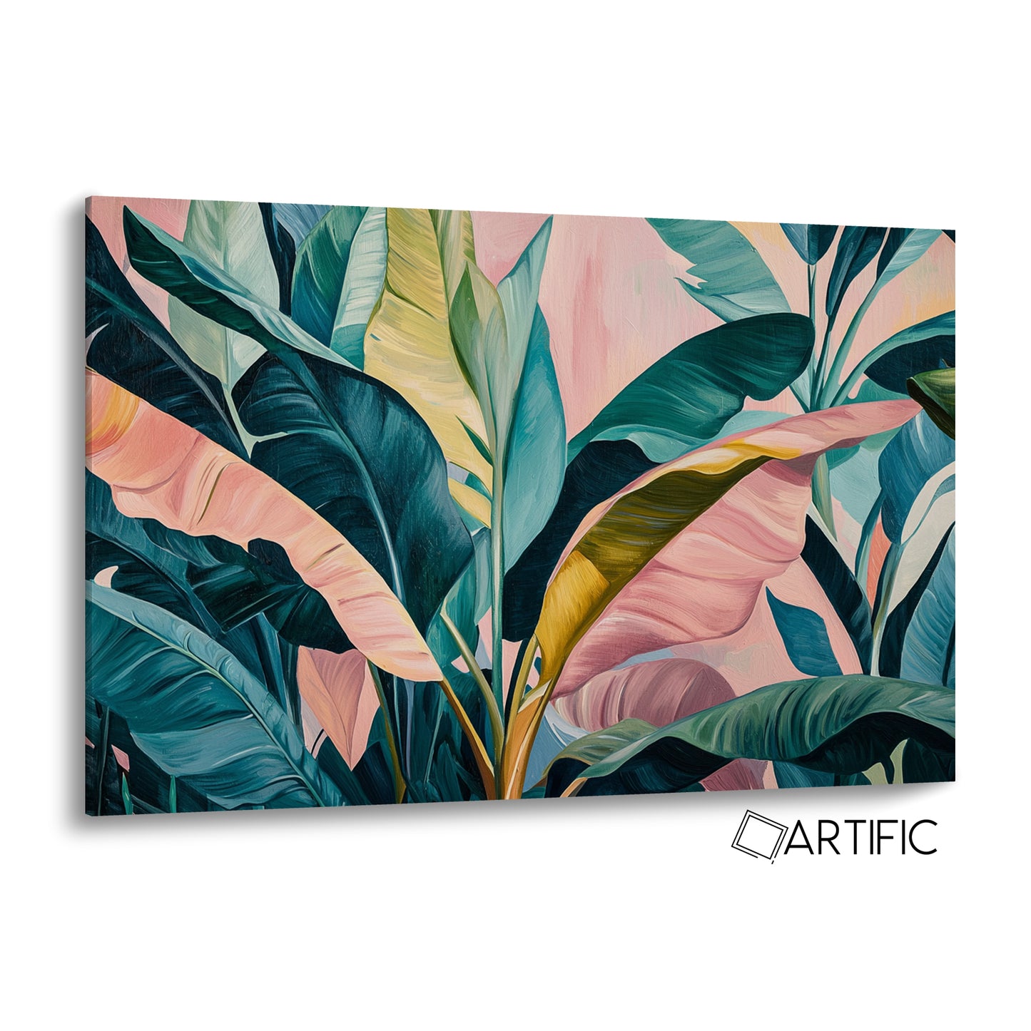 Arte de Hojas Tropicales