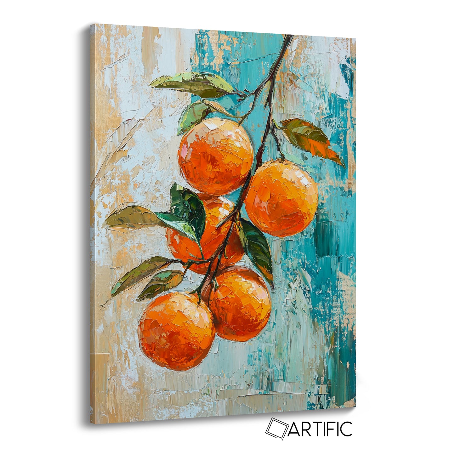 Arte de Naranjas Vibrantes