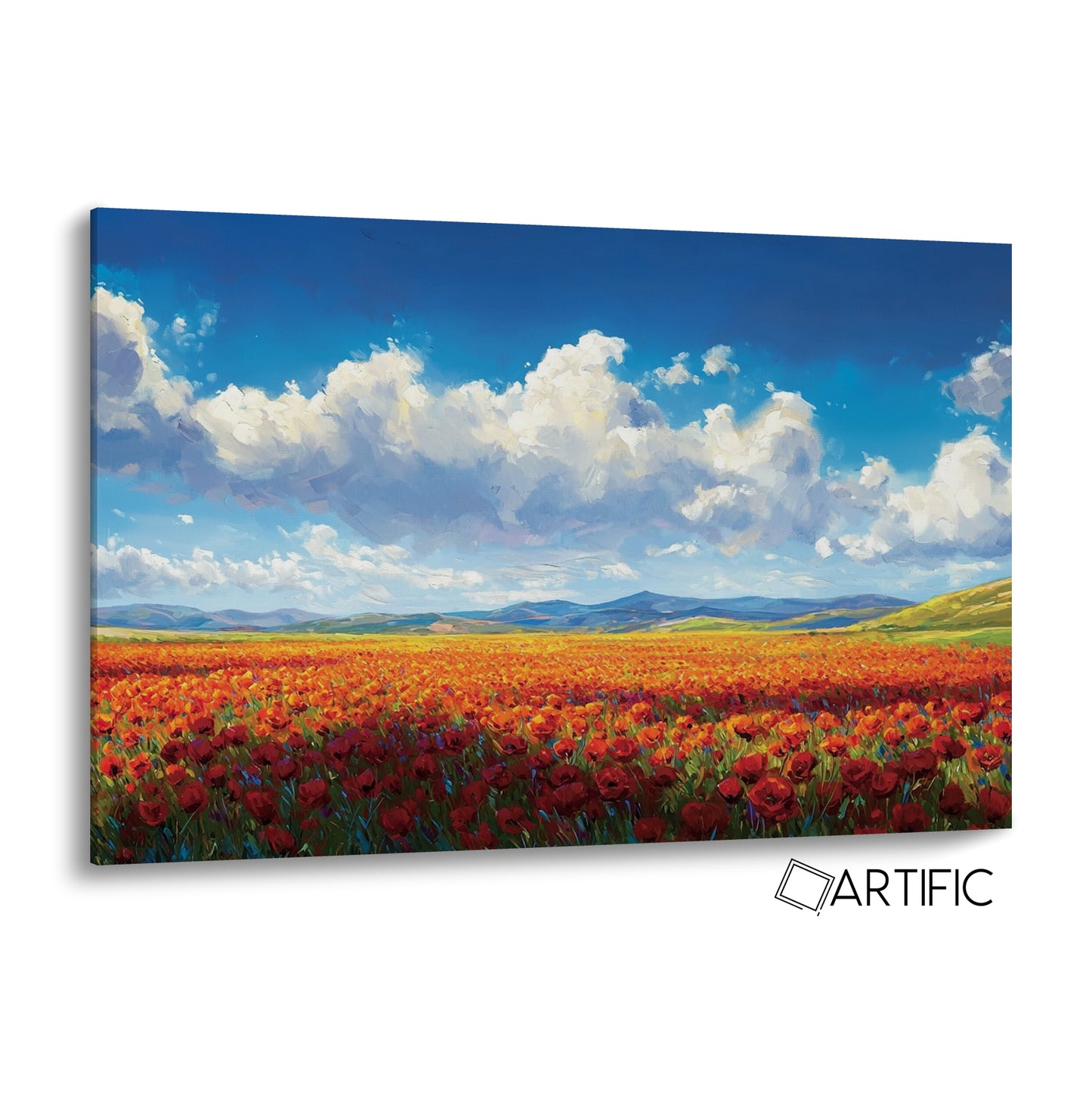 Paisaje de Amapolas