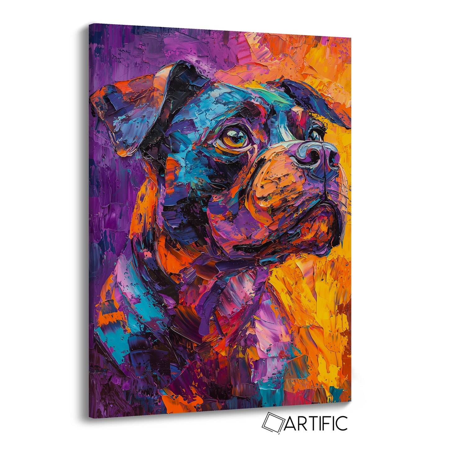 Retrato Abstracto Colorido