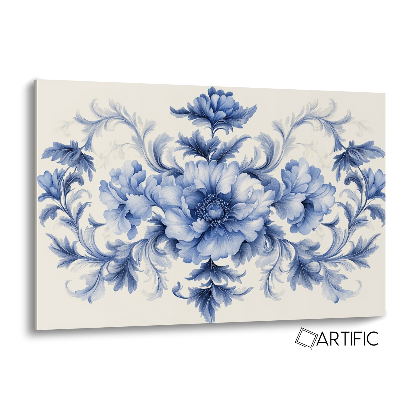Arte Floral Azul