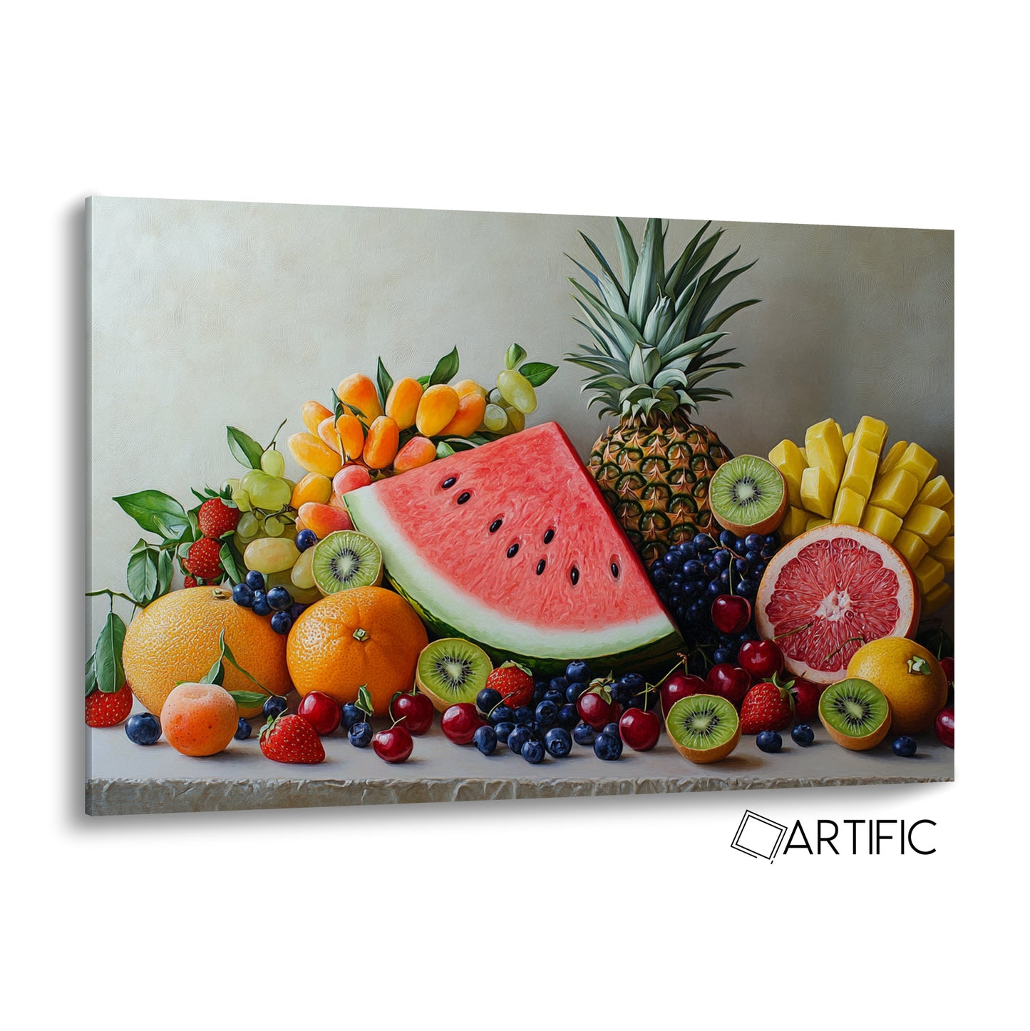 Arte de Frutas Vibrantes