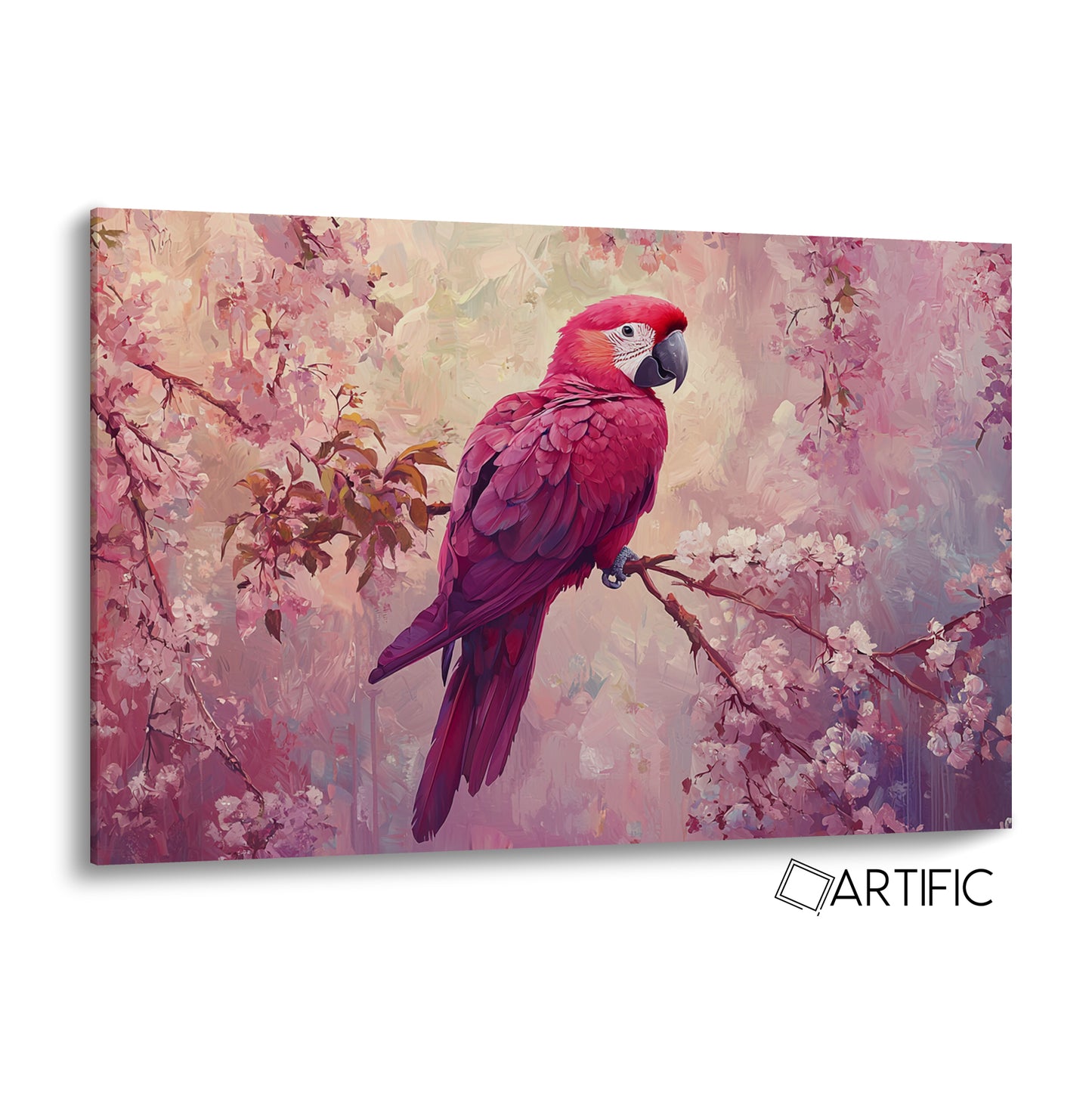 Loro y Flores