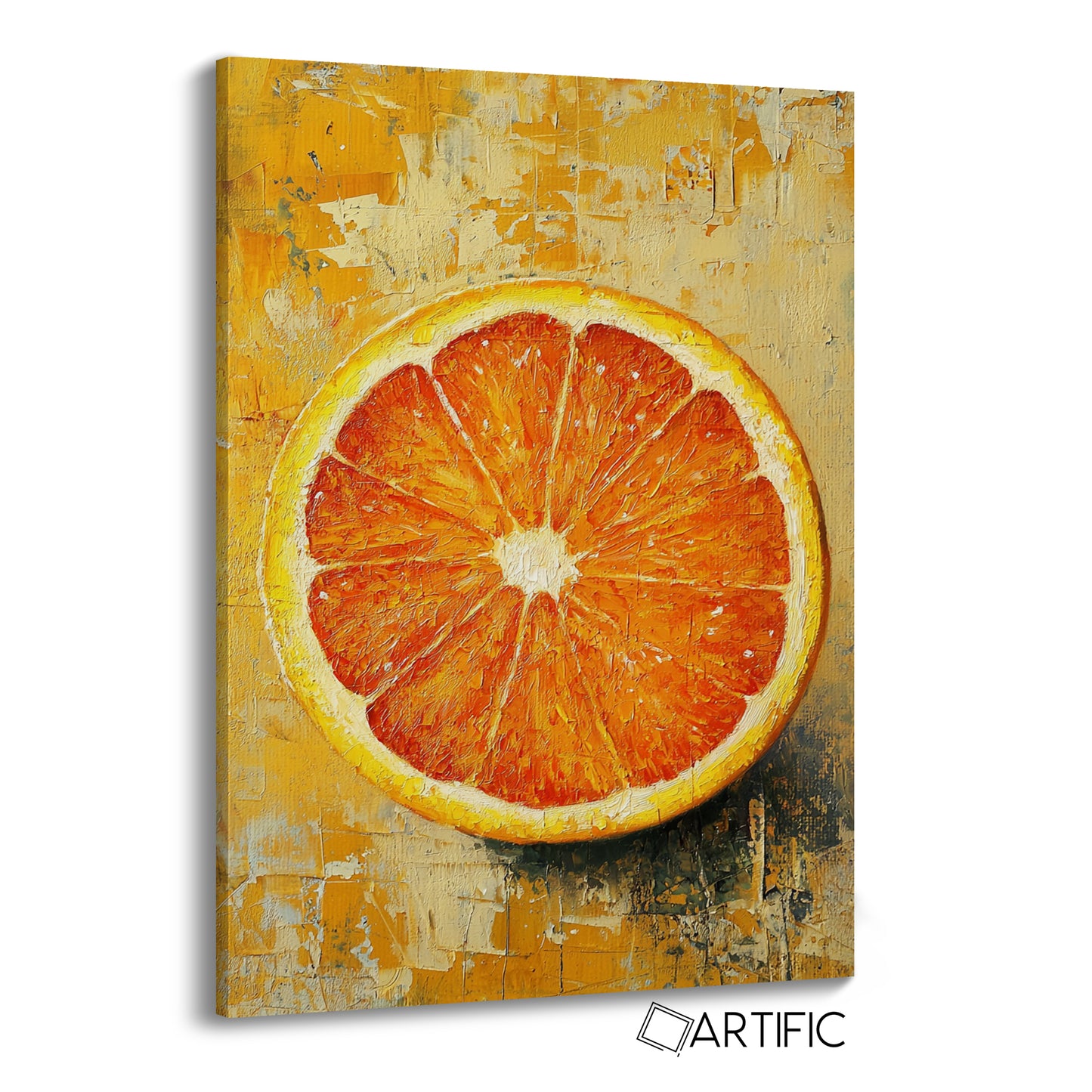 Rodaja de Naranja Pintura