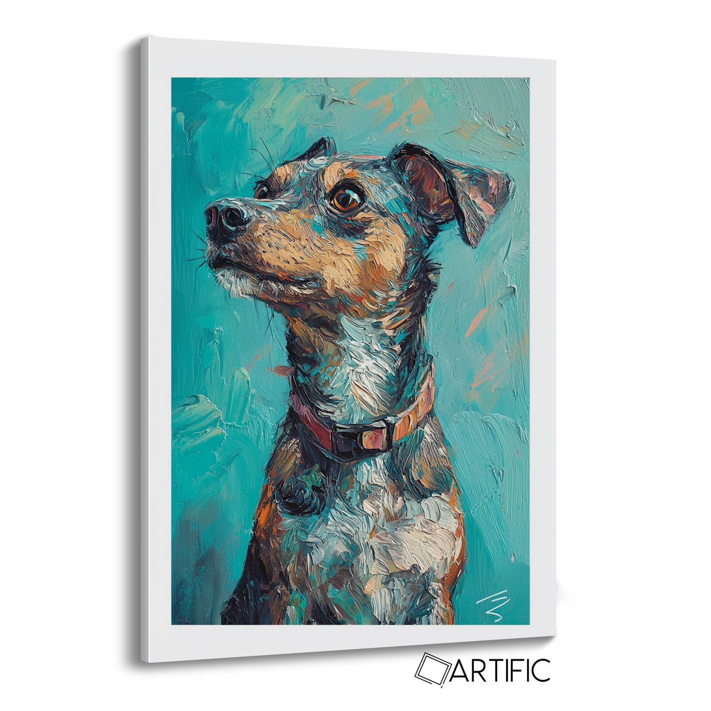 Retrato Canino Vibrante