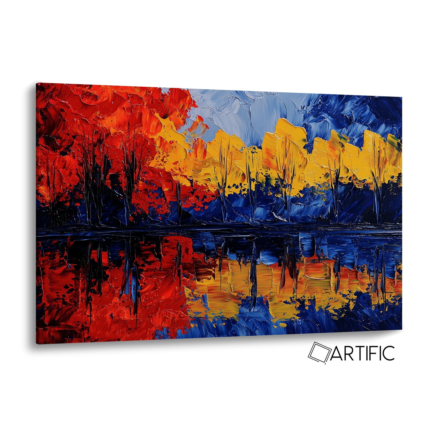 Paisaje Otoñal Abstracción