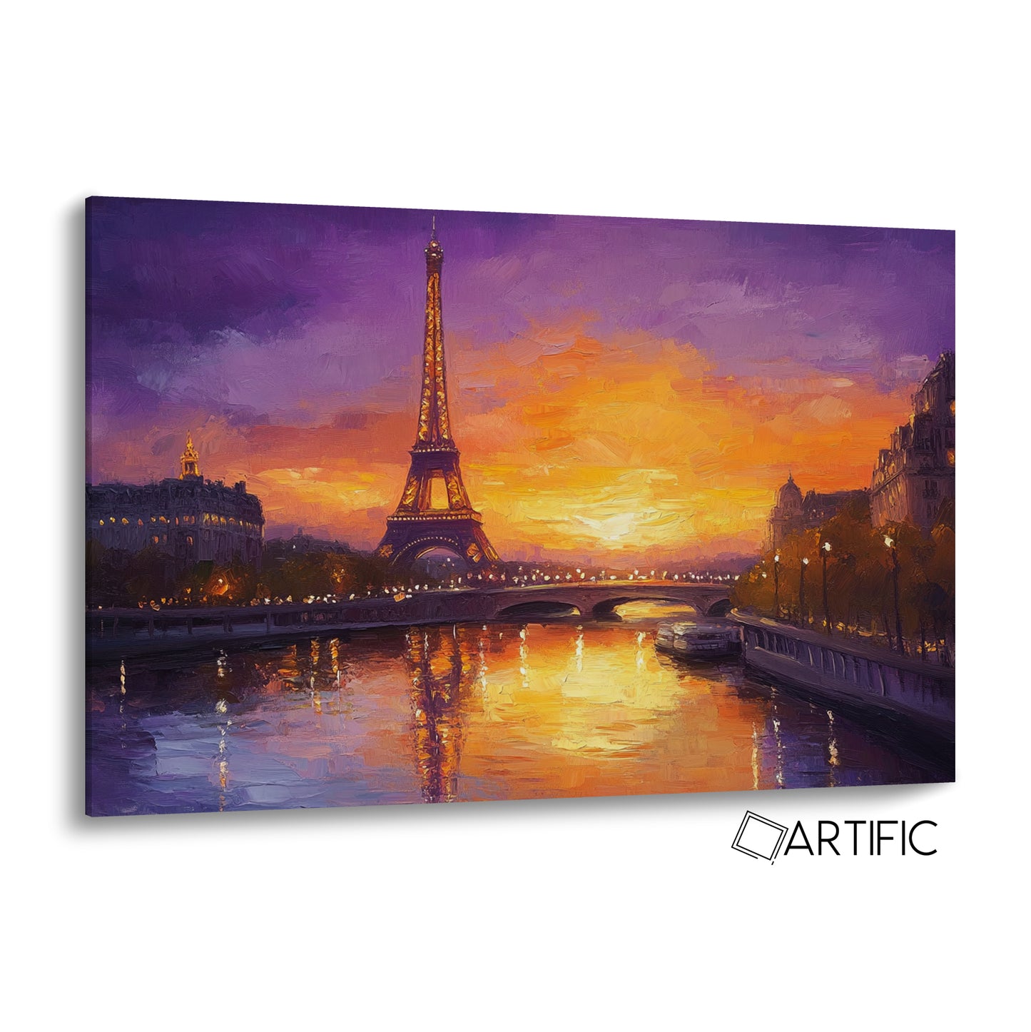 Escena Romántica en París