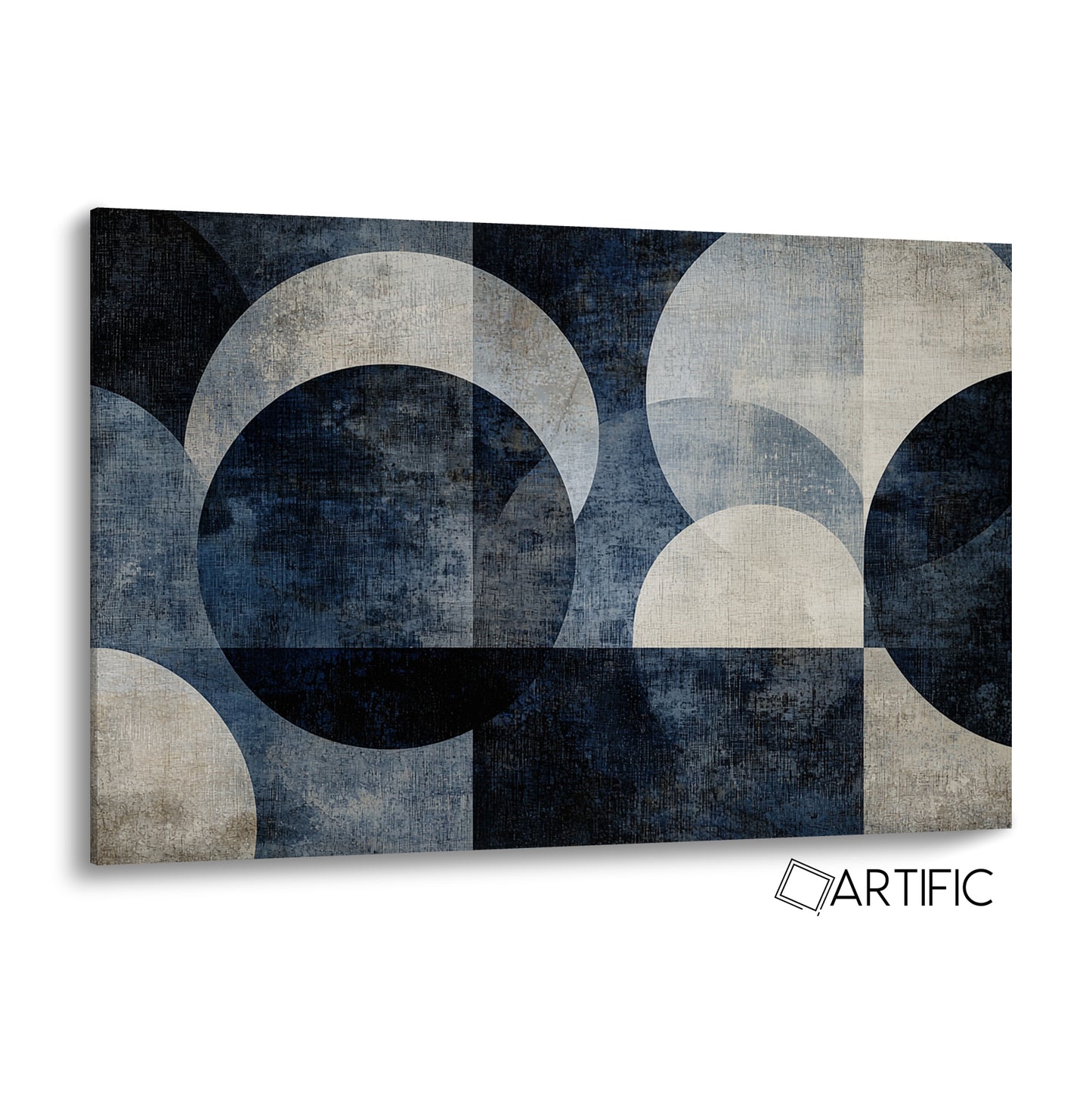 Abstracto Circular Azul