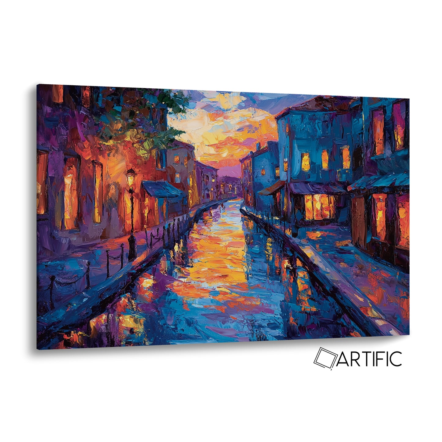 Luz de Canal al Atardecer