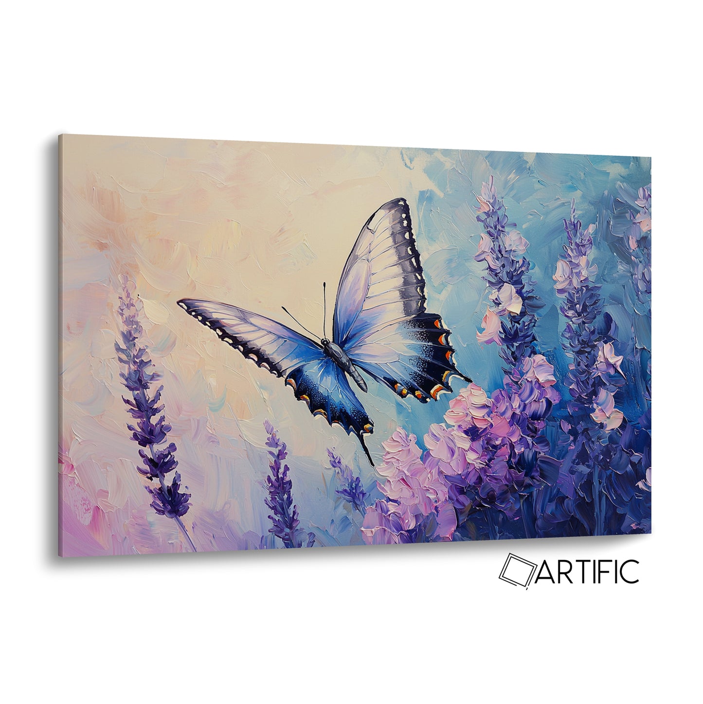 Elegancia Azul Floral