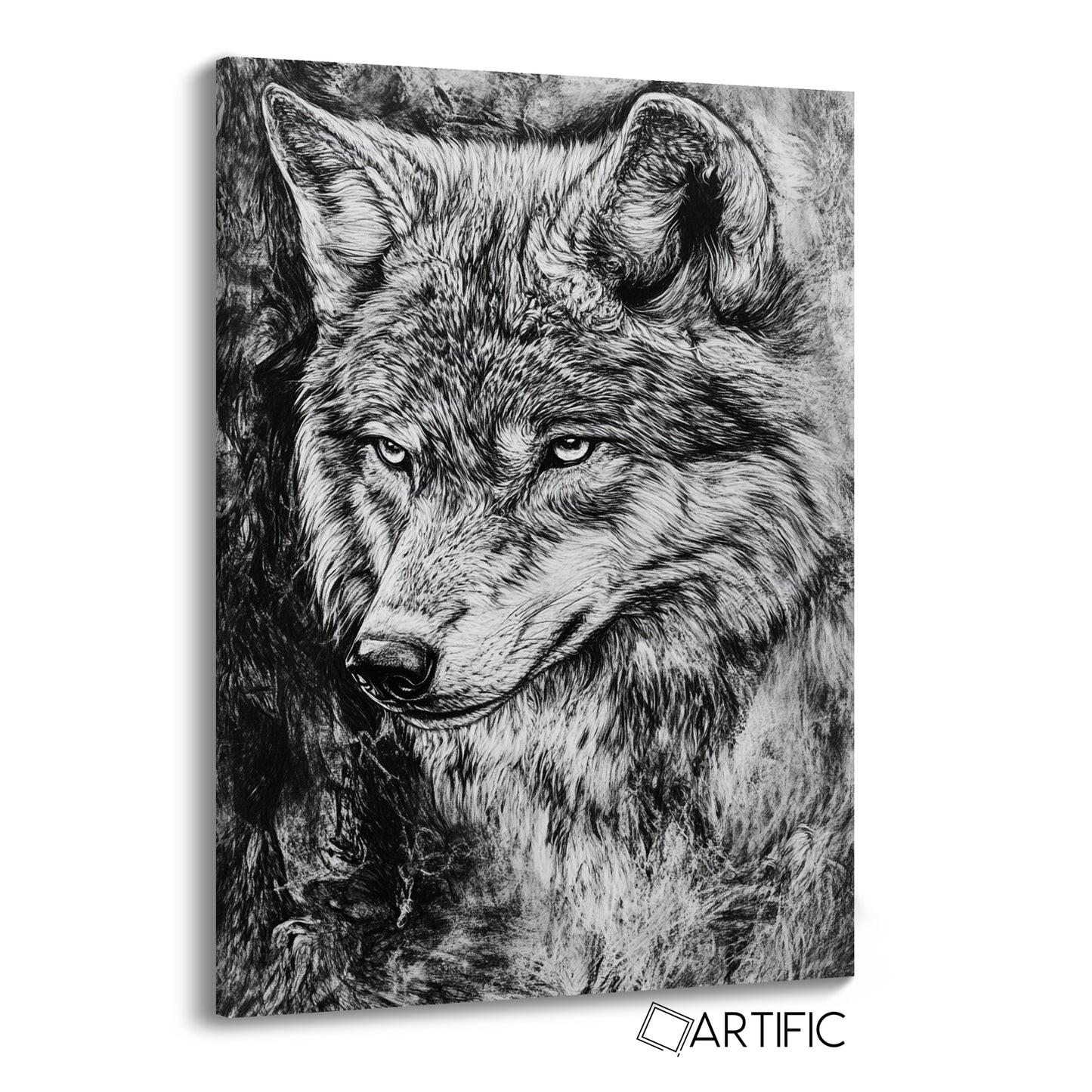 Lobo en Bosque