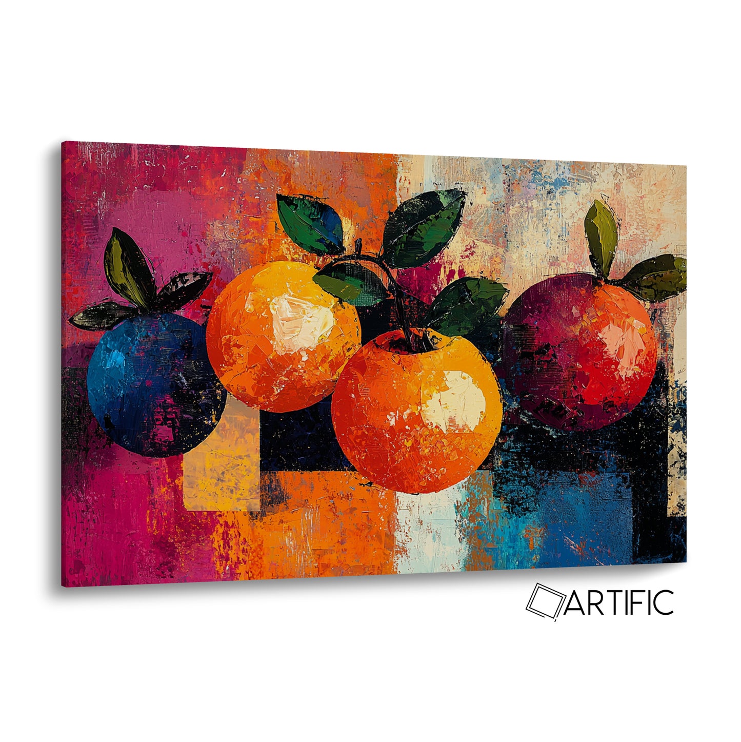 Frutas en Arte Abstracto