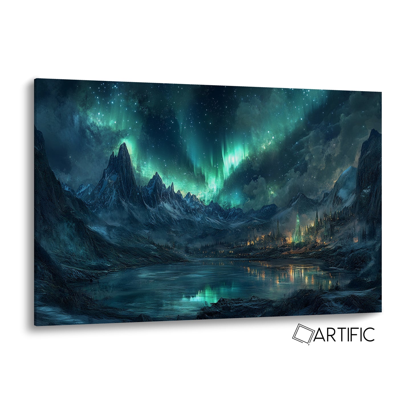 Aurora Mística en Montañas