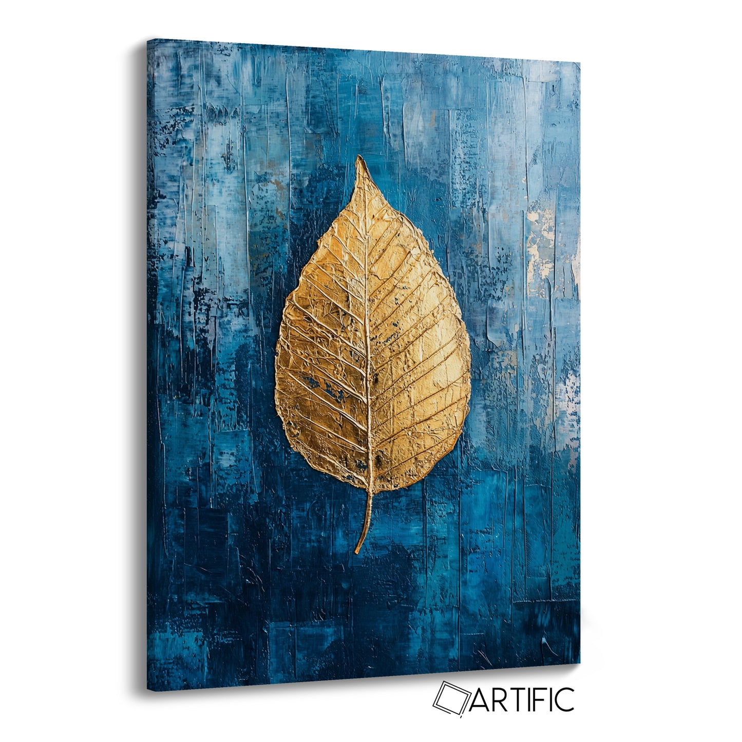 Arte Elegante de Hoja Dorada