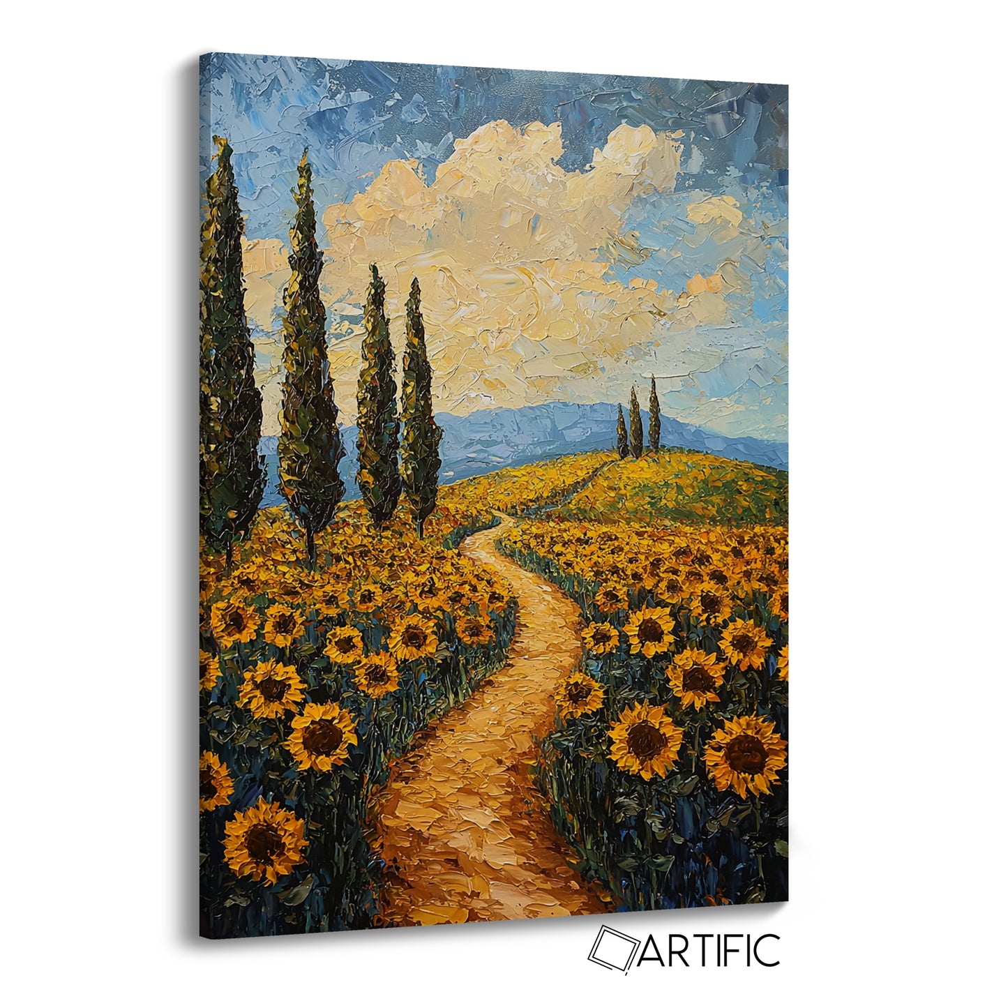 Paisaje de Girasoles