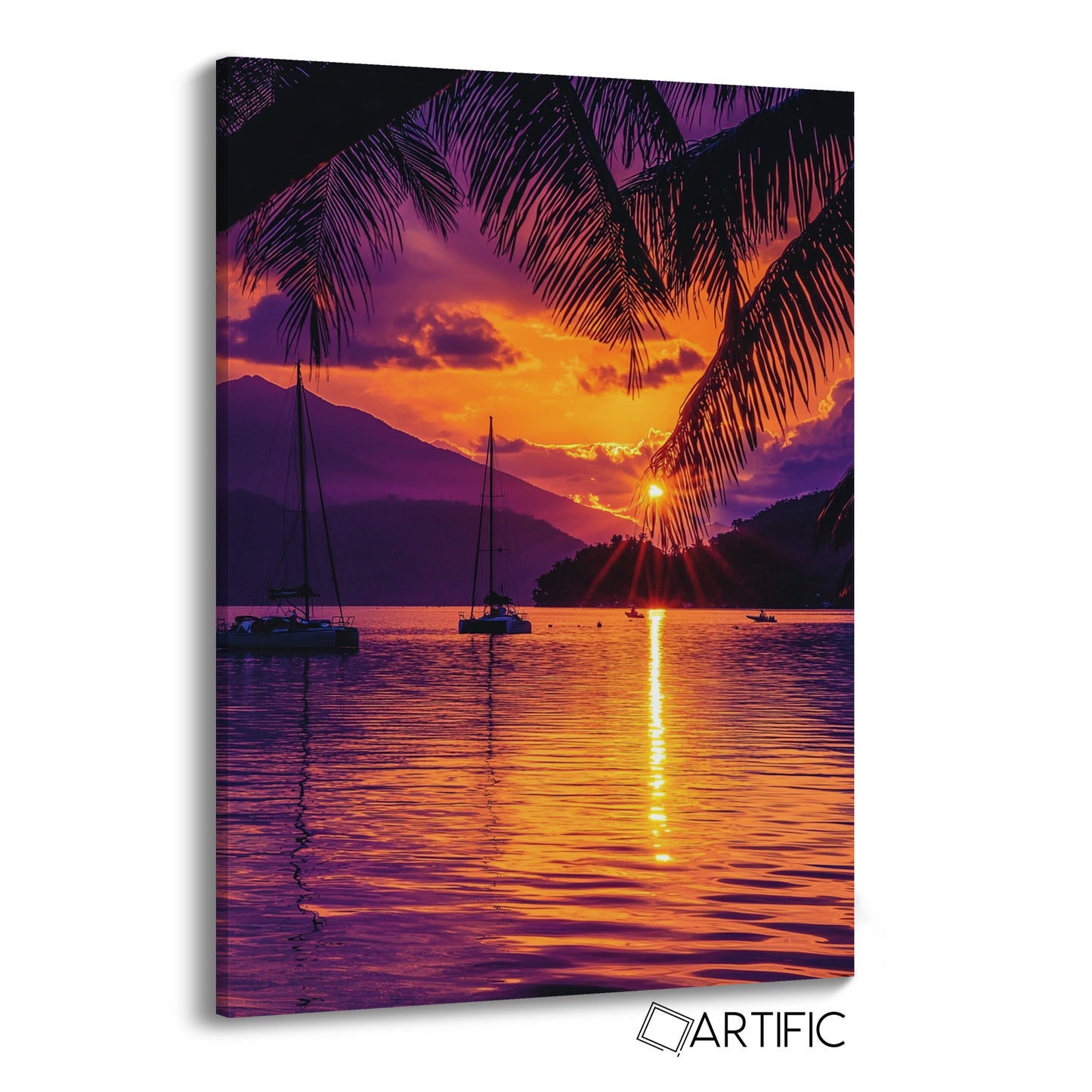 Veleros al Atardecer