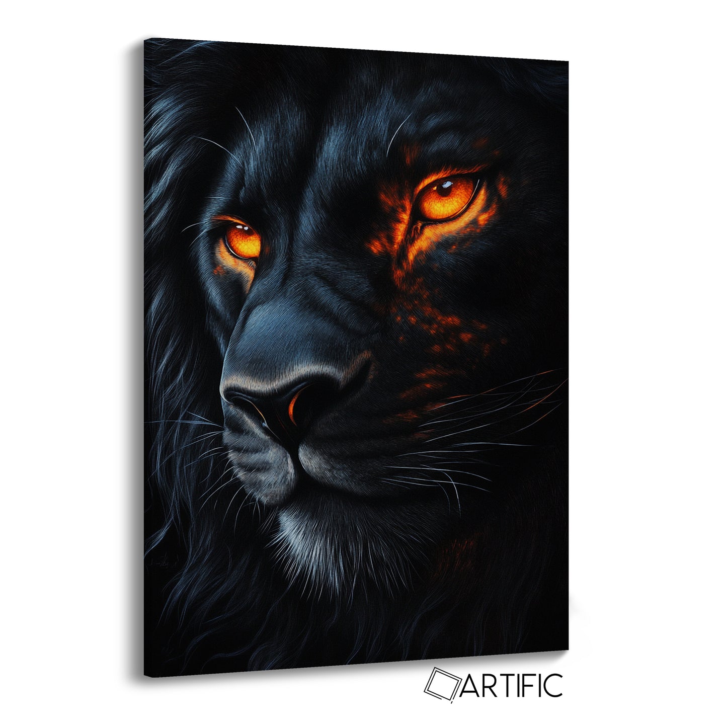 Majestuoso León Ardiente