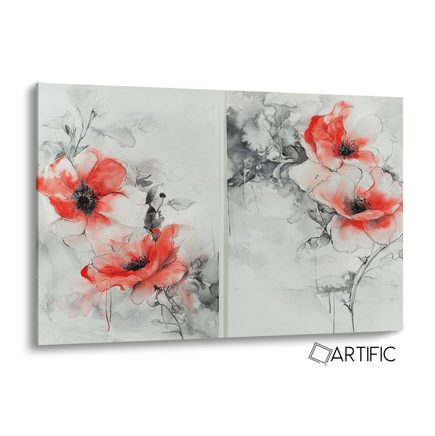Amapolas Acuarela Elegantes