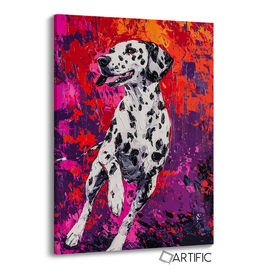 Dálmata en Arte Abstracto