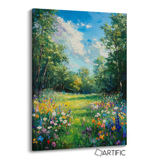 Escena Floral Resplandeciente