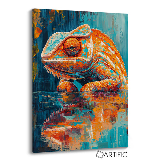 Camaleón Artístico Vibrante