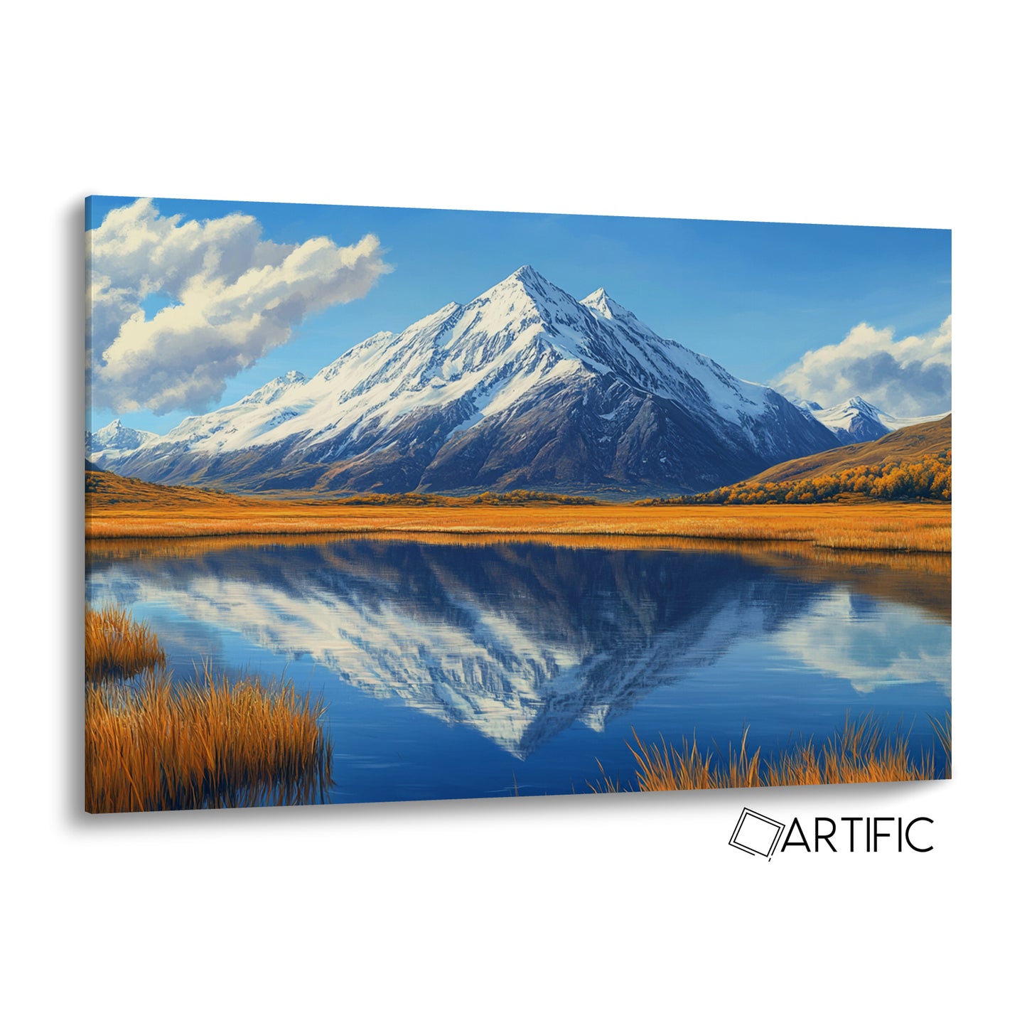 Paisaje Montañoso Reflejado