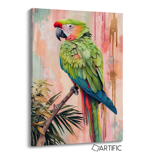 Elegancia Tropical en Acuarela