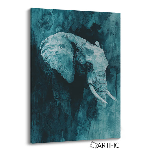 Arte Elefante Azul