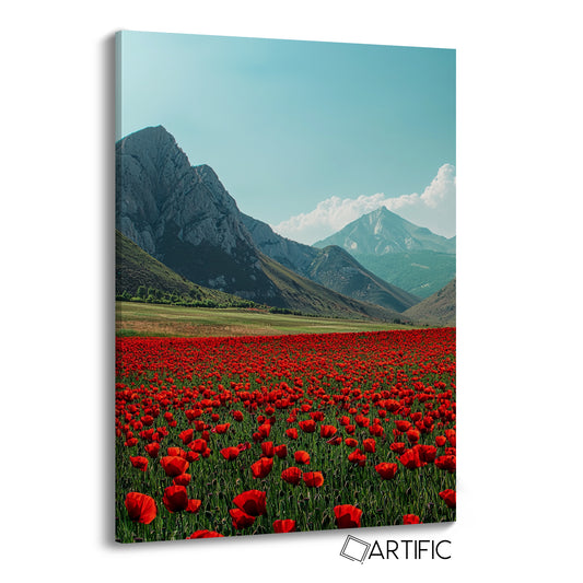 Paisaje de Amapolas