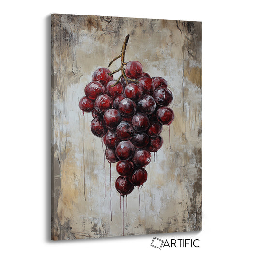 Elegancia de Uvas al Óleo
