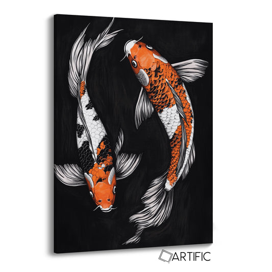 Elegancia de Carpas Koi
