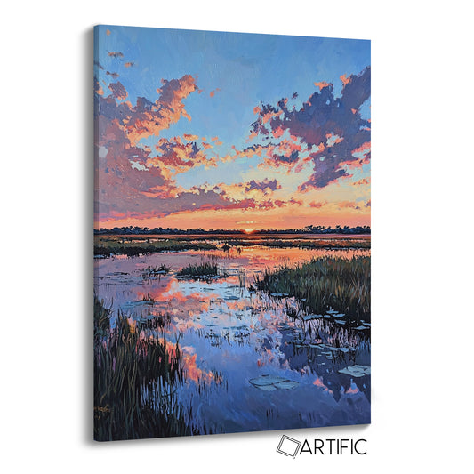 Paisaje de Atardecer